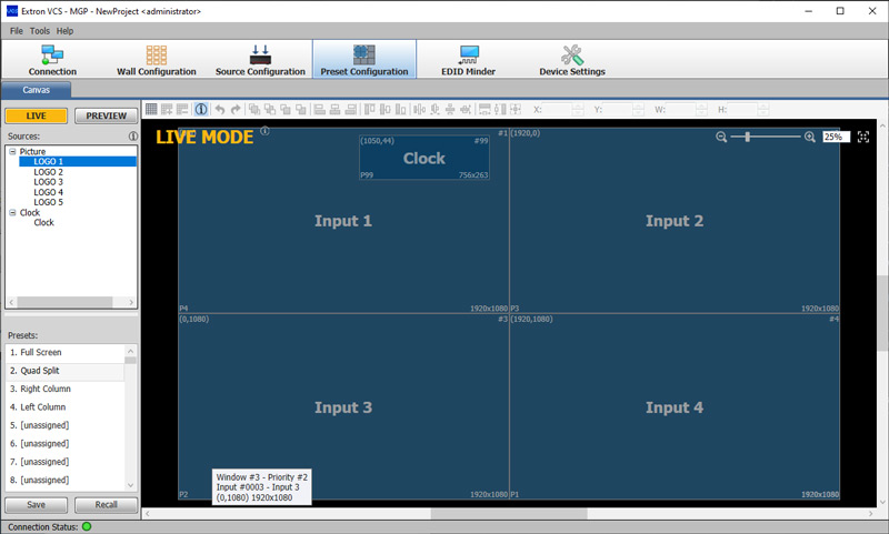 Configuration and Control