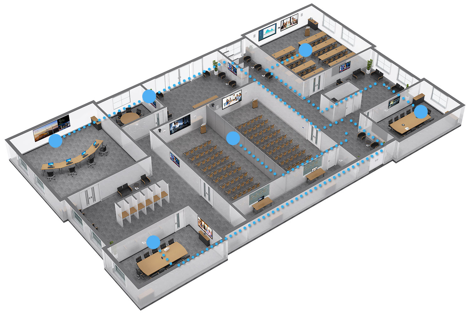 Extron and Panopto diagrams