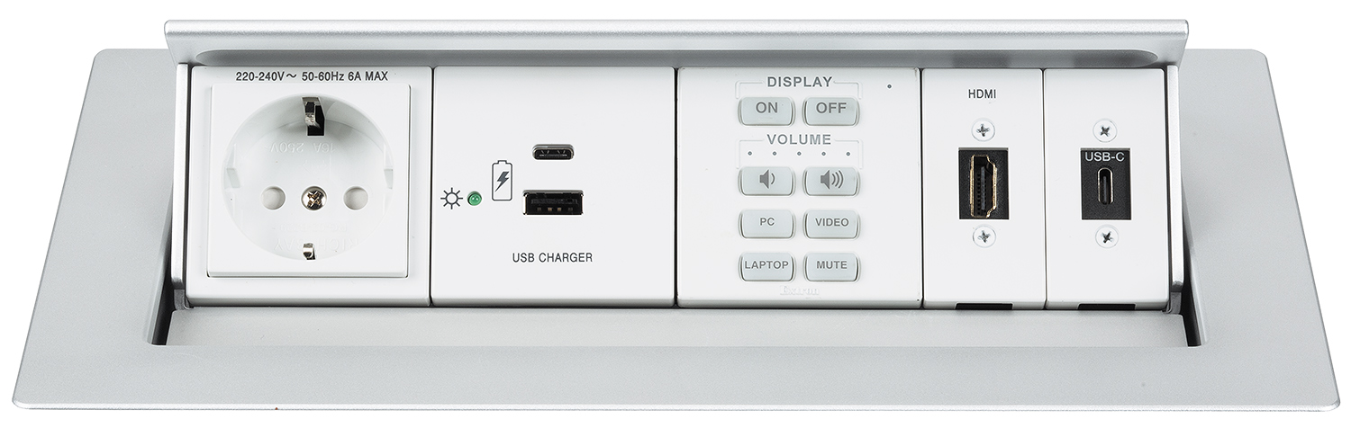 Compatible with MLC 62 RS EU MediaLink Controller, DTP transmitters, EU modules, and Flex55 pass-through modules