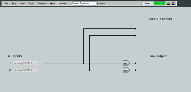 DSP Configurator Software Screen Shot