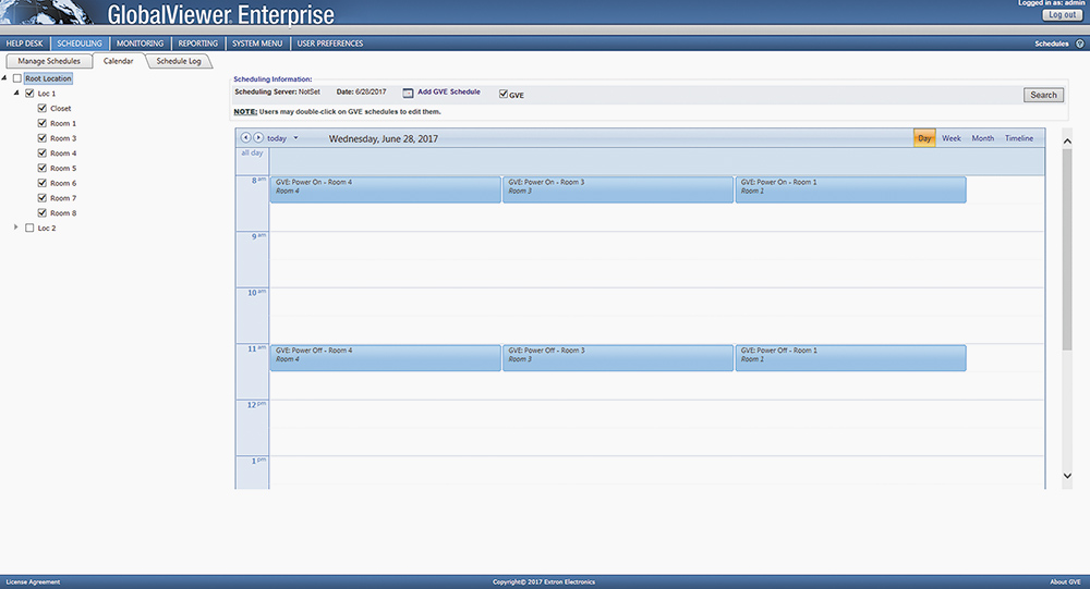 Scheduling and calendar