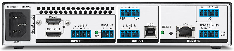 MediaPort 200 - Rear