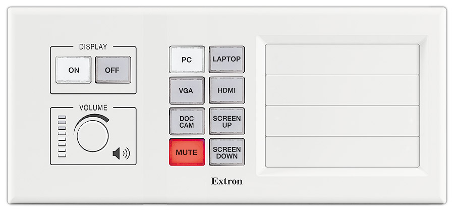 MLC Plus 200 AAP - White<br/>Shown with optional blank AAP plates