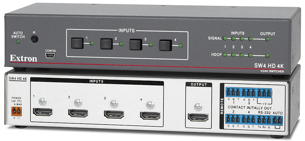 SW4 HD 4K - Four Input HDMI Switcher
