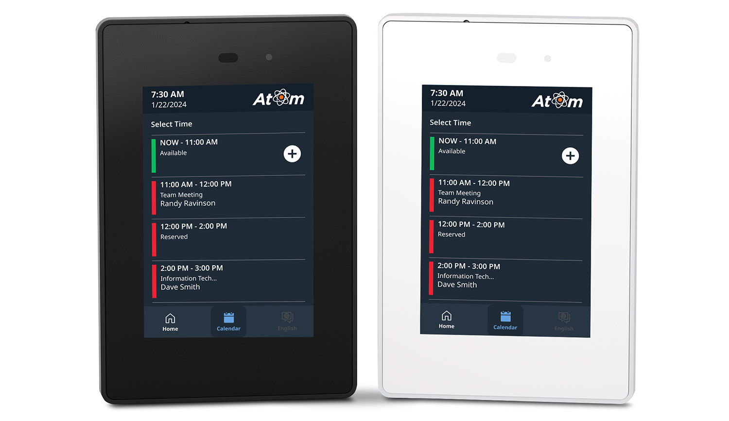 TLS 300M User Interface displaying full day availability of a space