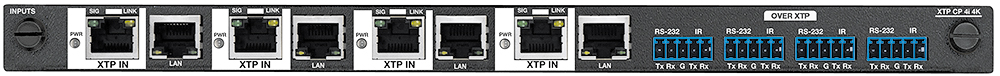 XTP CP 4i 4K <p class="text-error small-text">Extron XTP DTP 24 shielded twisted pair cable is strongly recommended</p>