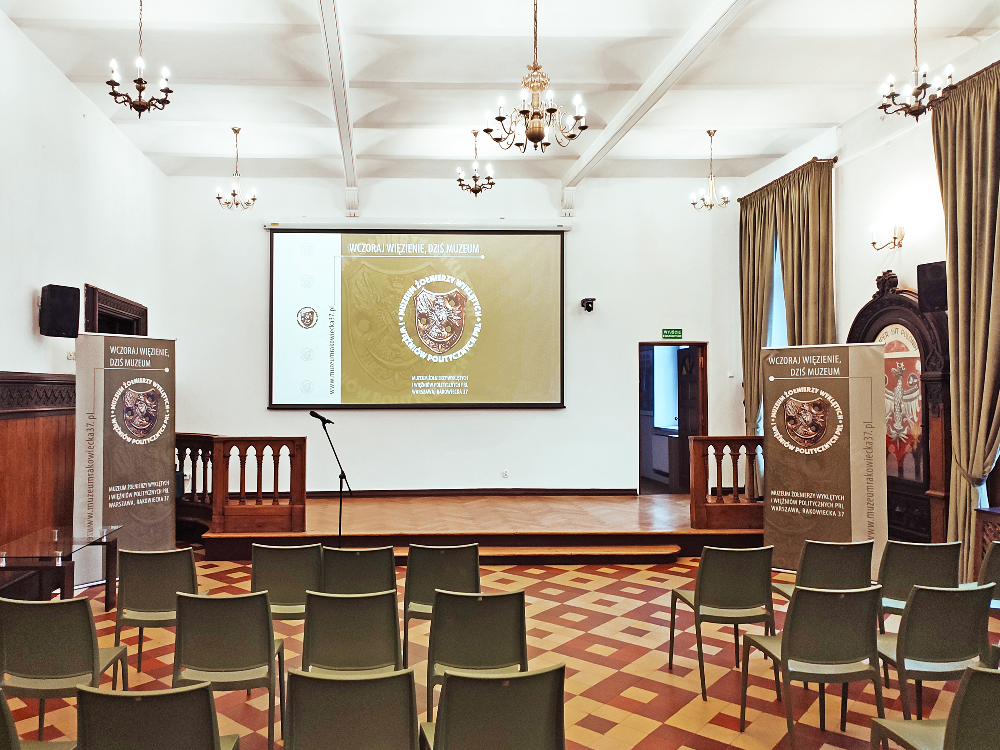 The transition of the room into this multi-functional space has broadened its use and provided a much needed space for presentations and educational functions.