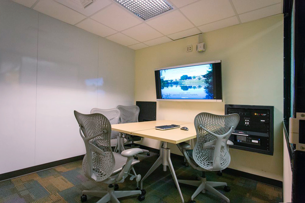 Group Study Rooms are available on all nine floors of the library.