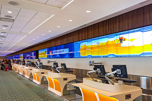 Airport Ticketing Counter