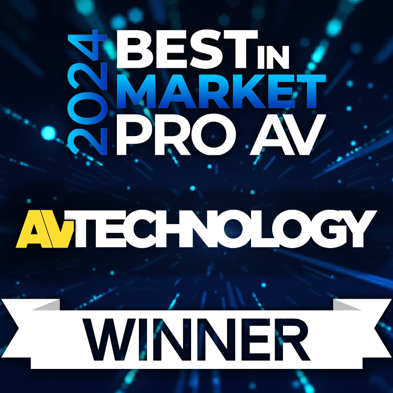 Pro AV AVTechnology Best in Market 2024 Winner